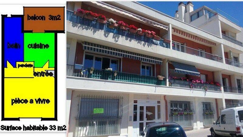 Appartement 1 pièce 33 m² · à Marseille 10ème Arrondissement · 33 m² · 605 €/mois