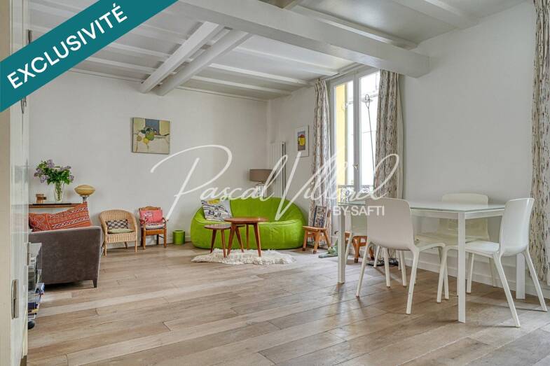 Duplex à vendre 690 000 € 3 pièces 2 chambres 78 m² Étage 1/2 Montsouris Dareau Paris 14ème 75014