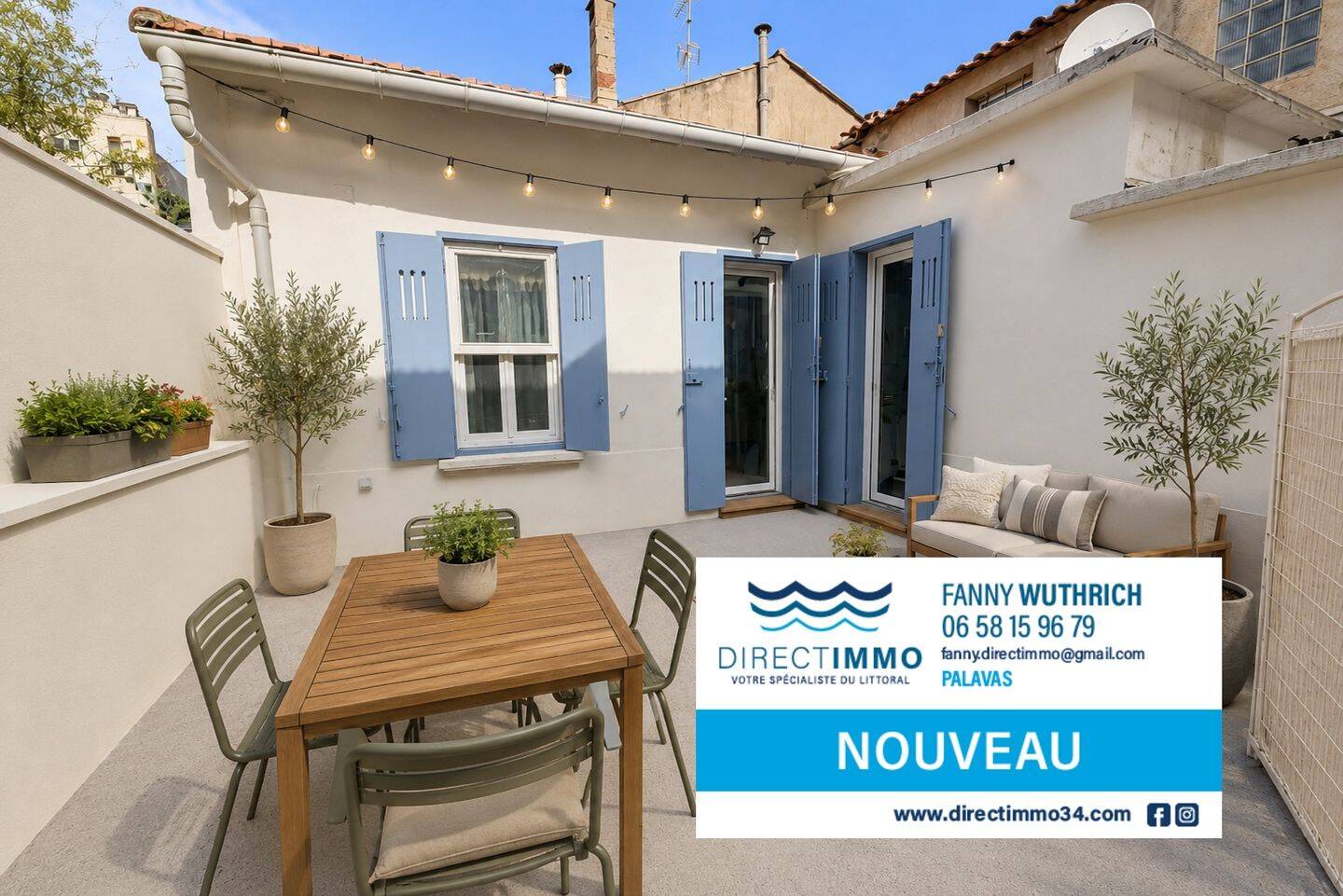 Maison 3 pièces 45 m² · à Palavas-les-Flots · 45 m² · 299 000 €