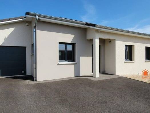 Maison de plain-pied à vendre 385 000 € 4 pièces 3 chambres 90 m² 512 m² de terrain L'Etang Meximieux 01800