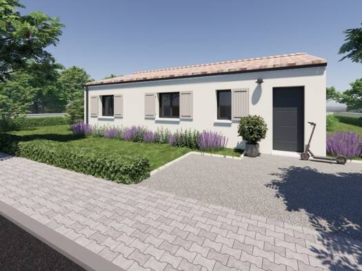 Terrain avec maison neuve à vendre 168 000 € 3 pièces 3 chambres 80 m² 324 m² de terrain Sud Ouest Saint-Yrieix-sur-Charente 16710