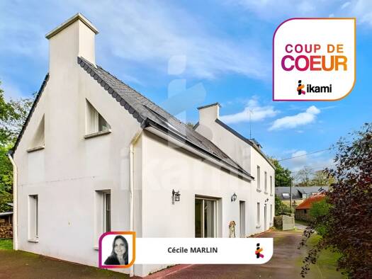 Maison à vendre 394 450 € 9 pièces 5 chambres 202 m² 9 404 m² de terrain Querrien 29310