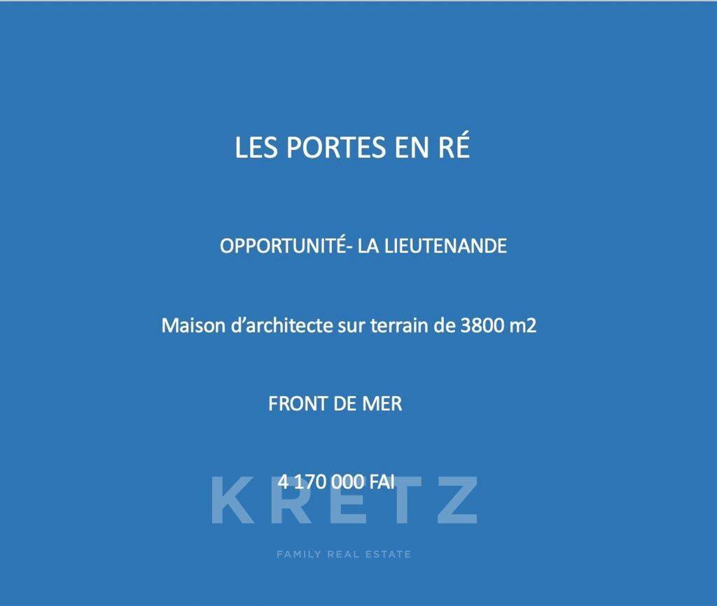 Maison 11 pièces 202 m² · à Les Portes-en-Ré · 202 m² · 4 170 000 €