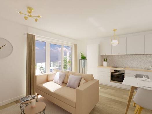 Appartement à vendre - neuf 219 000 € 3 pièces 1 chambre 57 m² RDC Les Charmilles-Parilly Sud-Université-Rebufer Bron 69500