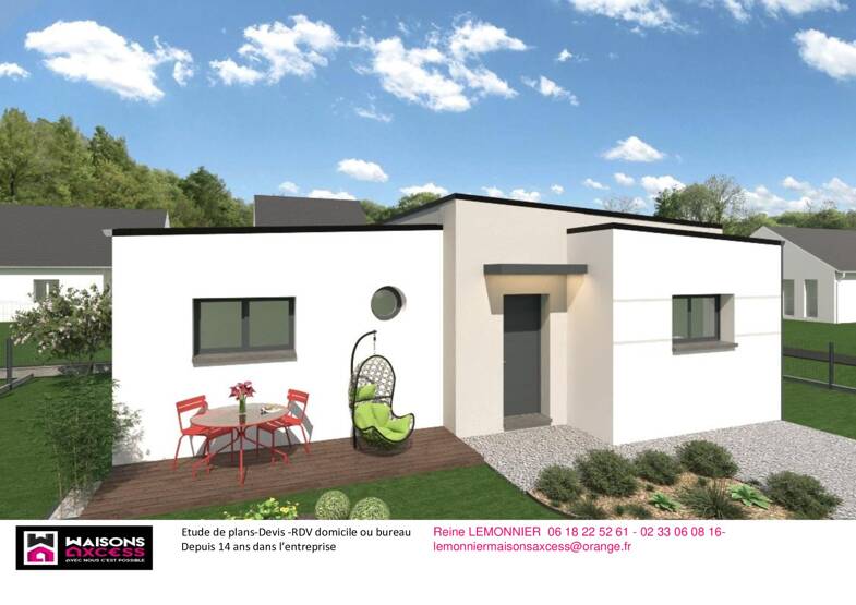 Maison à construire avec terrain à vendre 149 600 € Chérencé-le-Héron 50800