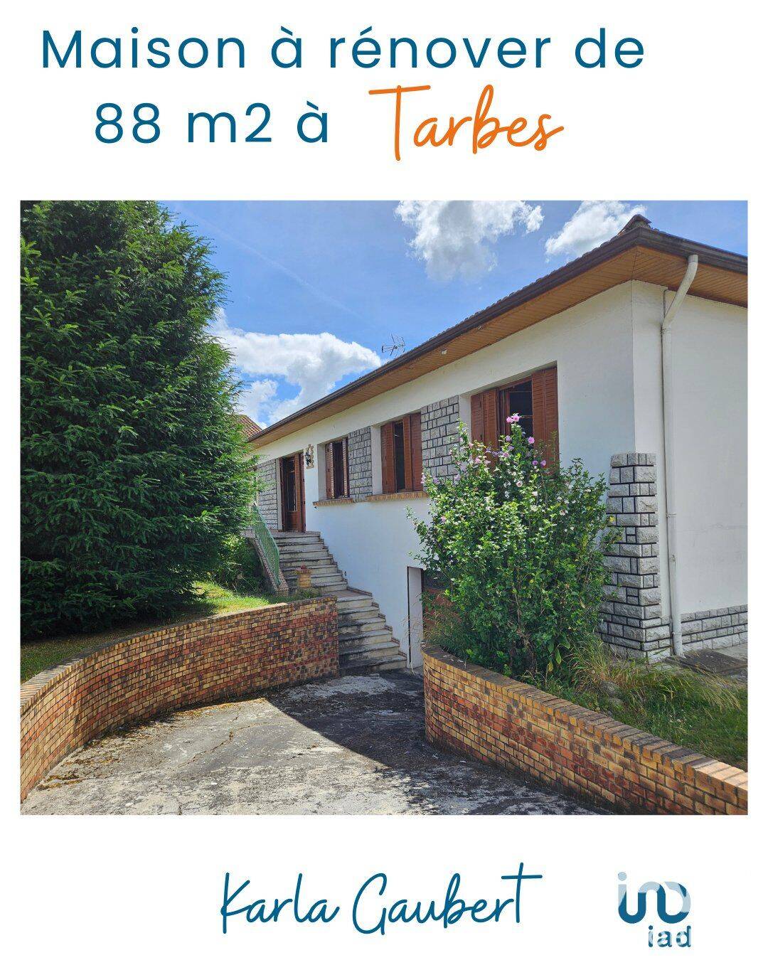 Maison 5 pièces 88 m² · à Tarbes · 88,2 m² · 144 000 €