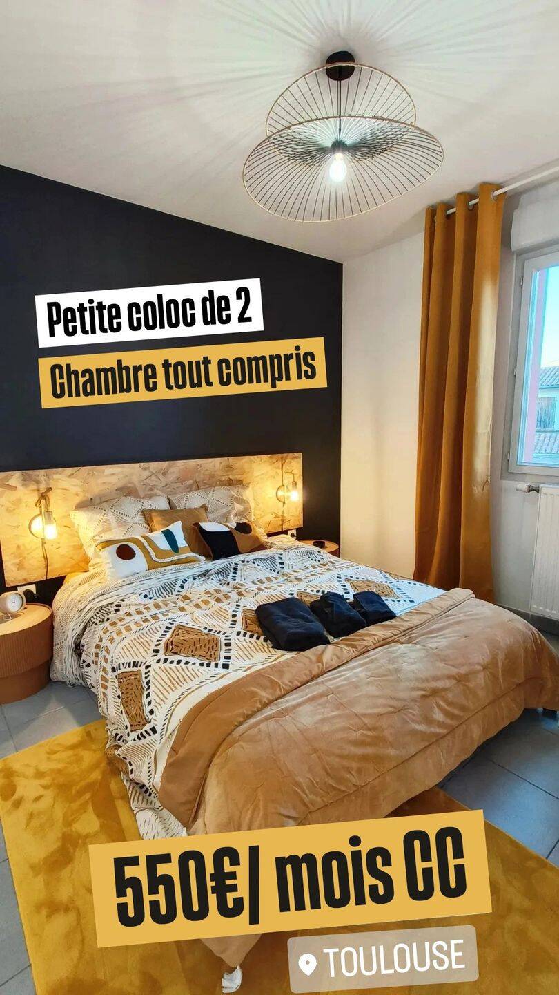 Appartement 3 pièces 54 m² · à Toulouse · 54 m² · 550 €