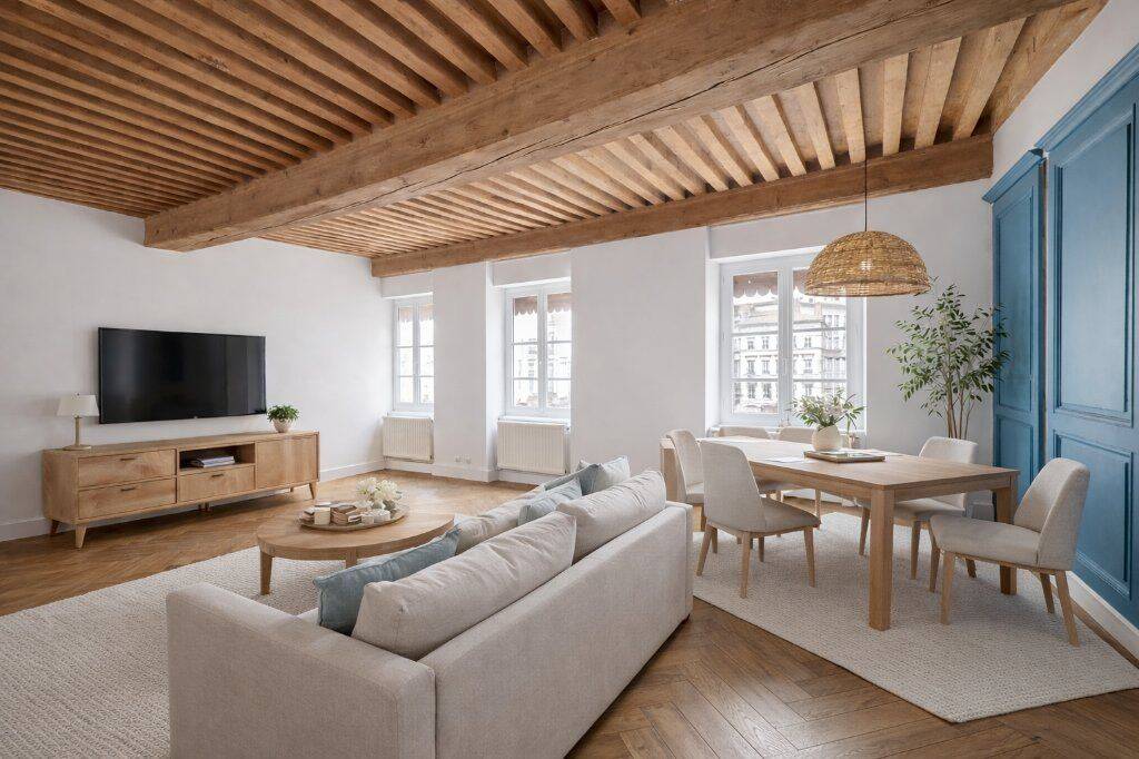 Appartement 4 pièces 137 m² · à Lyon 2ème Arrondissement · 137 m² · 520 000 €