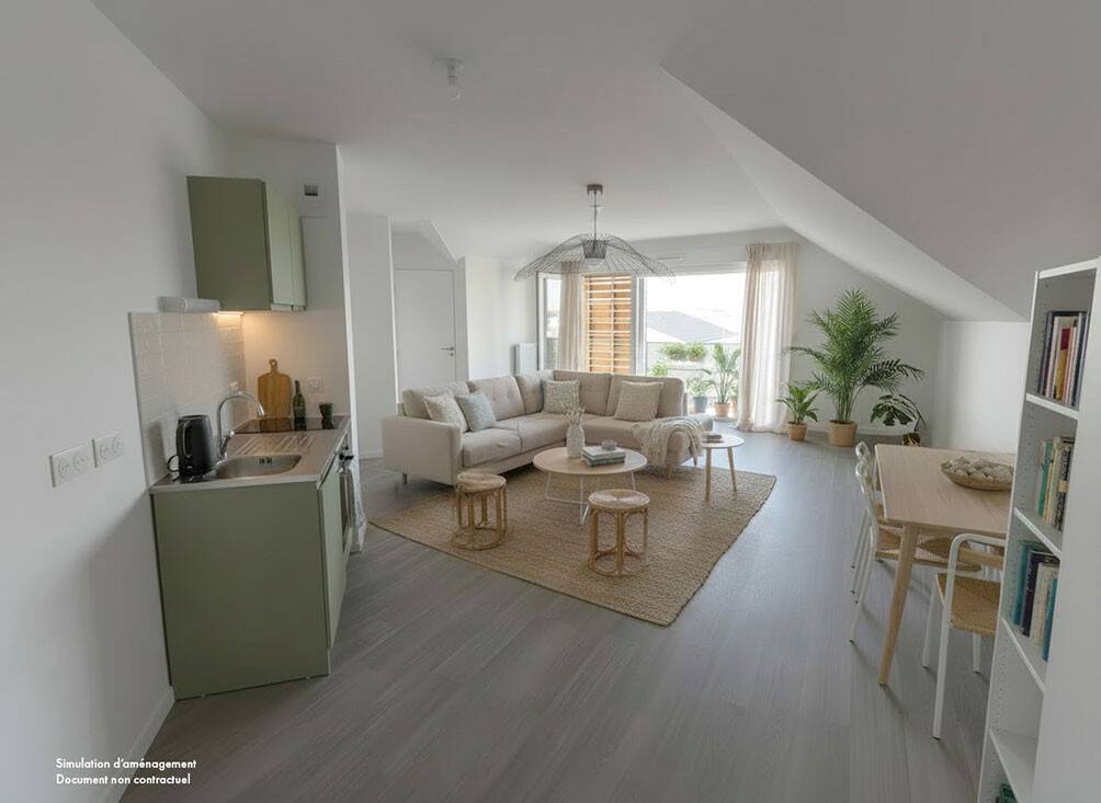 Appartement 2 pièces 62 m² · à Locmiquélic · 62 m² · 211 440 €
