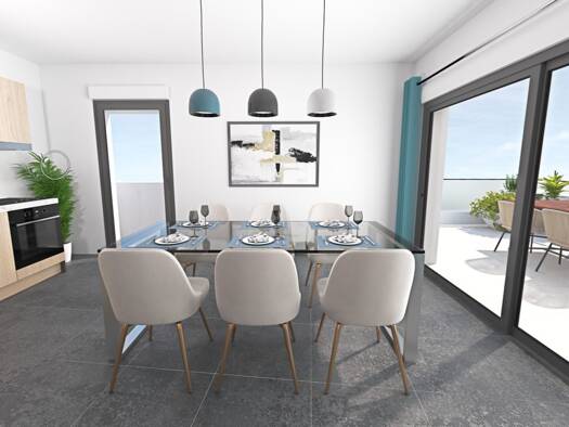 Appartement à vendre - neuf 520 000 € 4 pièces 2 chambres 91 m² Étage 4/4 Douvaine 74140