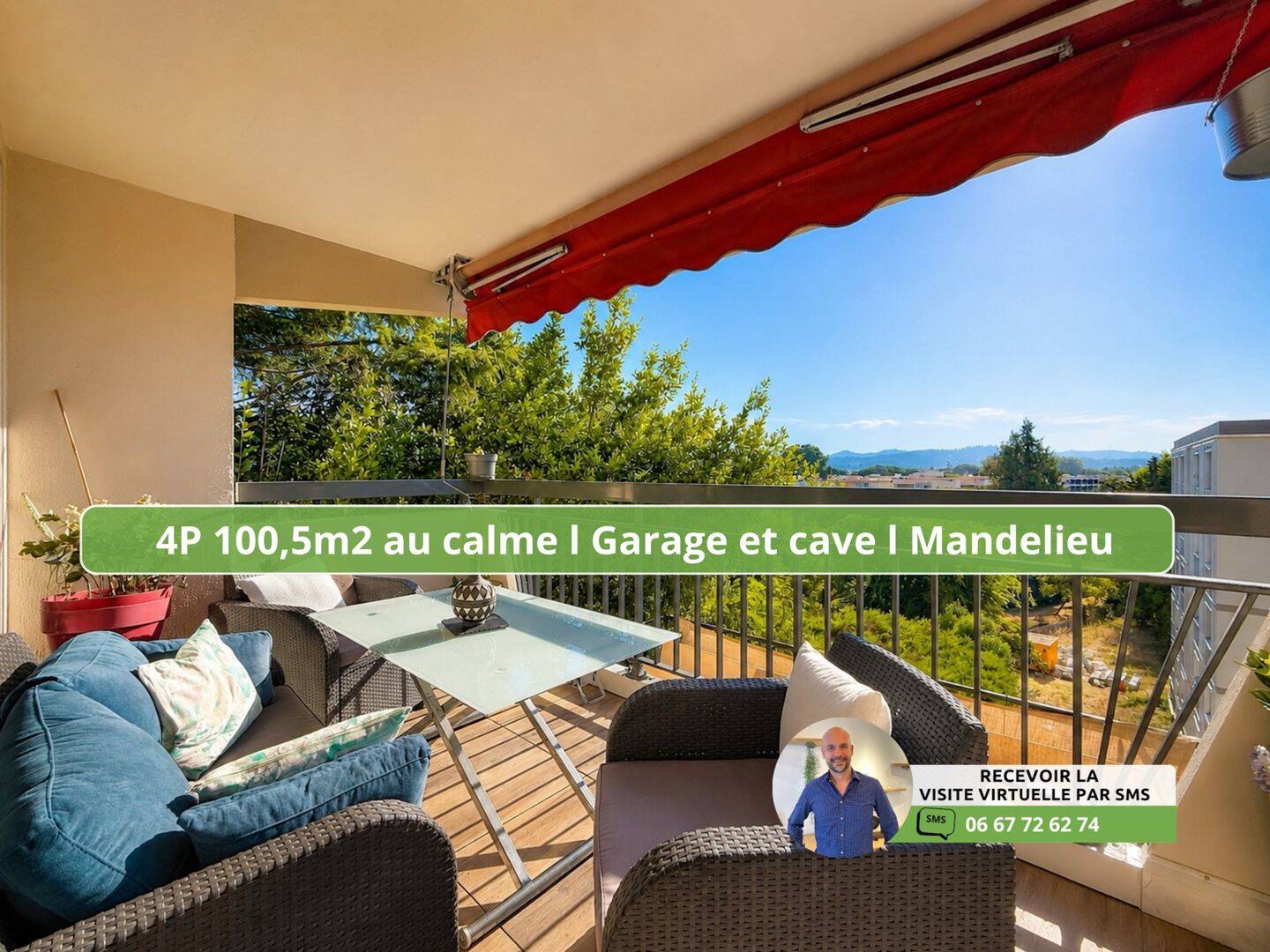 Appartement 4 pièces 101 m² · à Mandelieu-la-Napoule · 101 m² · 399 000 €