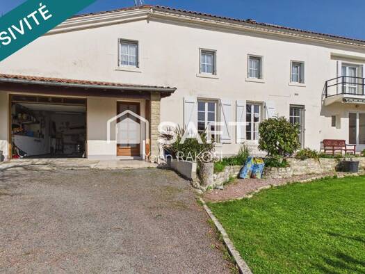 Maison à vendre 239 500 € 5 pièces 3 chambres 154 m² 1 358 m² de terrain Aulnay 17470