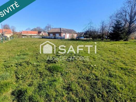 Terrain constructible à vendre 73 000 € 1 240 m² de terrain Villers-Châtel 62690