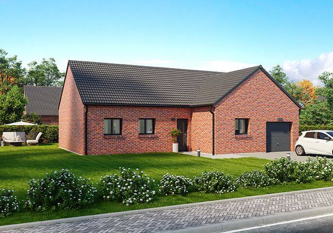 Maison 6 pièces 105 m² · à Mons-en-Pévèle · 105 m² · 345 600 €