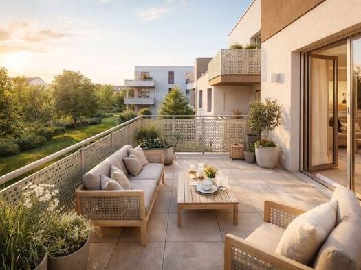 Appartement à vendre - neuf 216 000 € 2 pièces 1 chambre Étage 3/3 dès le 30/09/2028 Centre Lingolsheim 67380