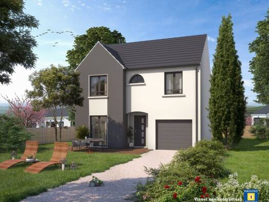 Terrain avec maison neuve à vendre 399 000 € 6 pièces 4 chambres 110 m² 266 m² de terrain Chene Est Bezons 95870