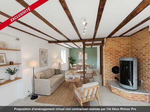 Maison à vendre 230 000 € 6 pièces 5 chambres 153 m² 1 144 m² de terrain Chavannes-sur-l'Étang 68210