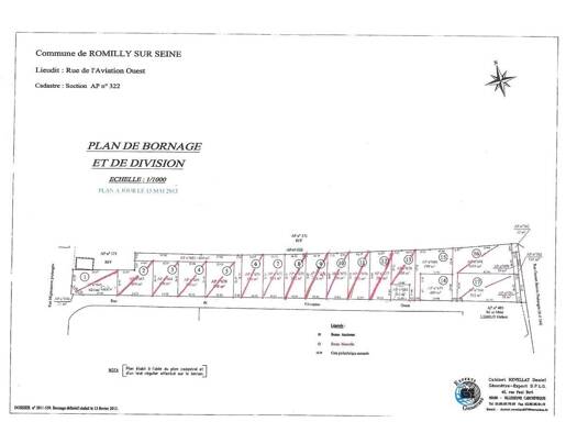 Terrain constructible à vendre 26 000 € 741 m² de terrain Romilly sur Seine-Nord Est Romilly-sur-Seine 10100