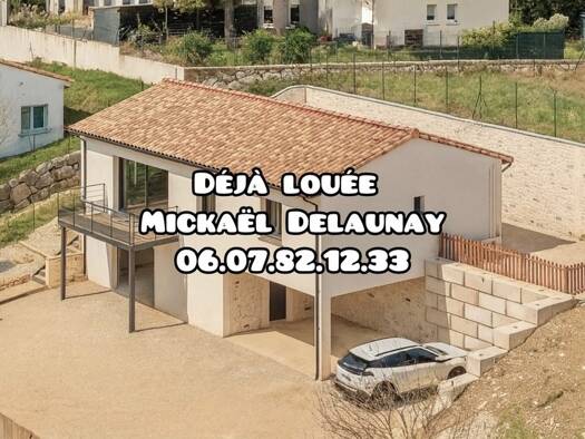 Maison à louer 1 450 € 4 pièces 3 chambres 97 m² 636 m² de terrain Vacquières 34270