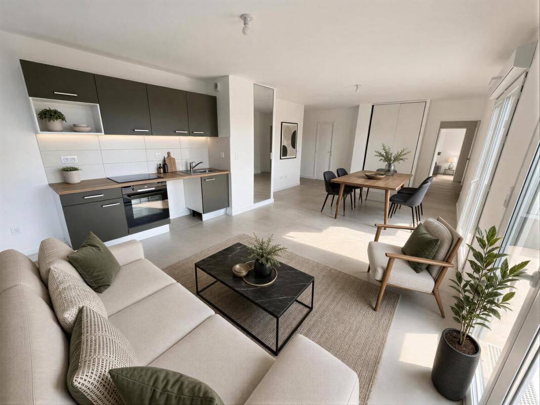 Appartement 3 pièces 72 m² · à Toulouse · 72 m² · 1 206 €