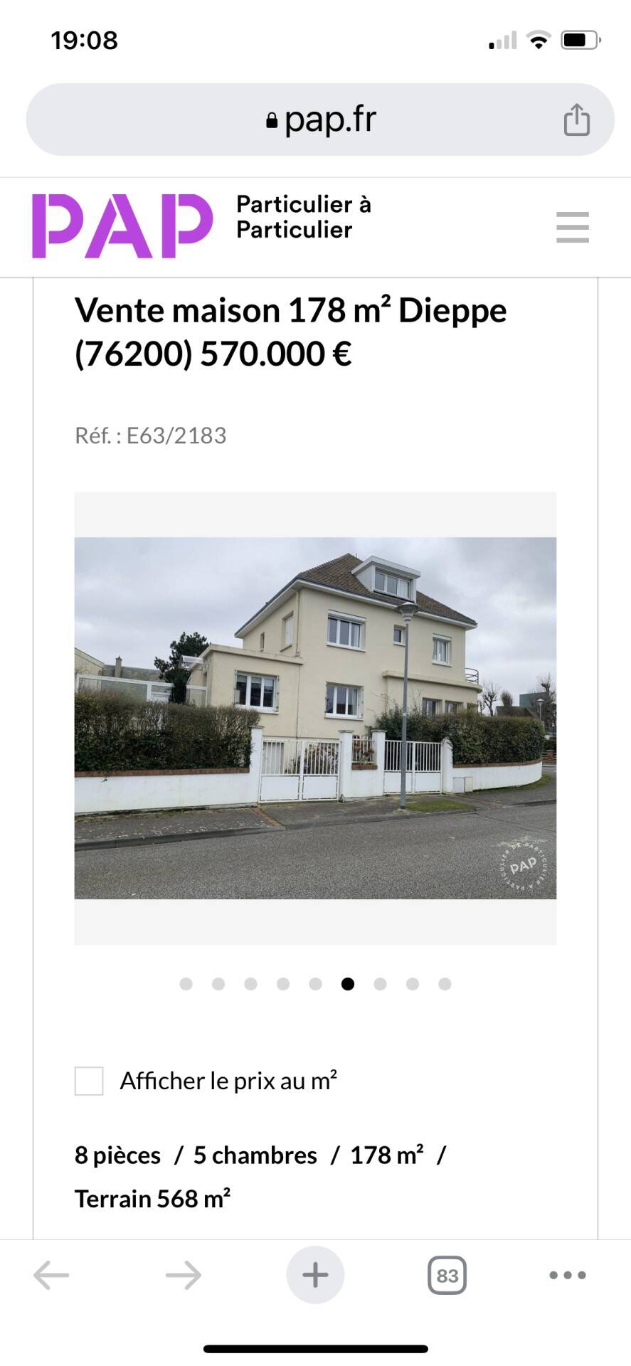 Maison 8 pièces 178 m² · à Dieppe · 178 m² · 650 000 €