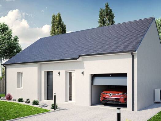 Terrain avec maison neuve à vendre 159 723 € 3 pièces 2 chambres 62 m² 1 180 m² de terrain Pithiviers-le-Vieil 45300