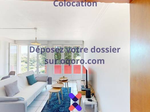 Appartement à louer 390 € 5 pièces 4 chambres 90 m² 1er étage Bellevue Brest 29200