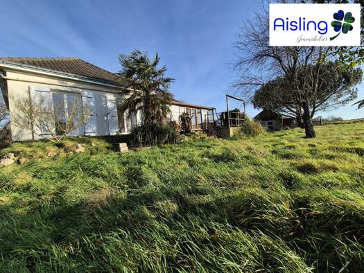 Maison de plain-pied à vendre 197 500 € 4 pièces 3 chambres 112 m² 5 508 m² de terrain Thilouze 37260