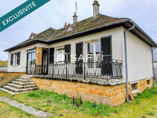 Maison à vendre 114 000 € 4 pièces 3 chambres 90 m² 688 m² de terrain Faubourg Saint Paterne Issoudun 36100