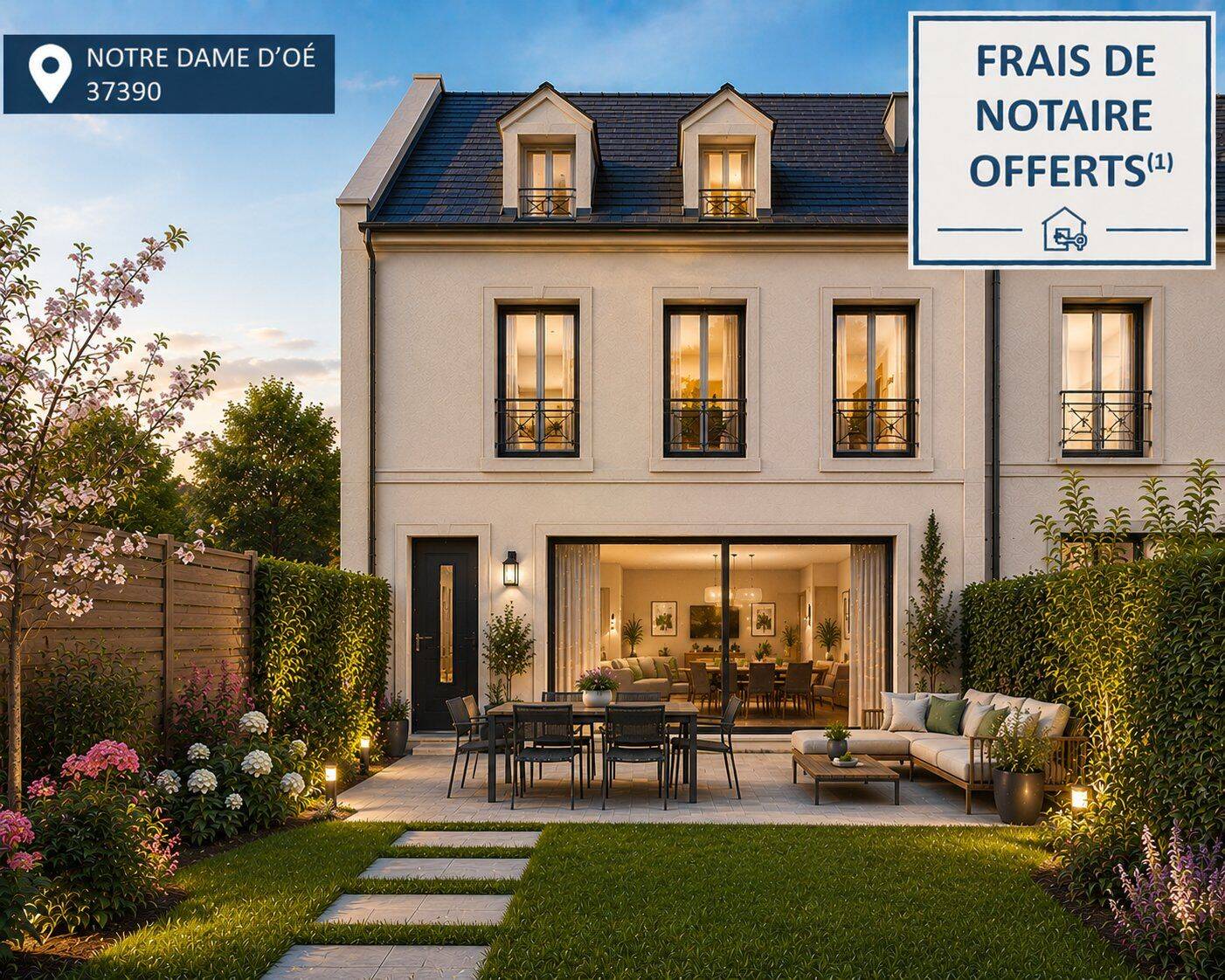Maison 5 pièces 95 m² · à Notre-Dame-d'Oé · 95 m² · 299 000 €