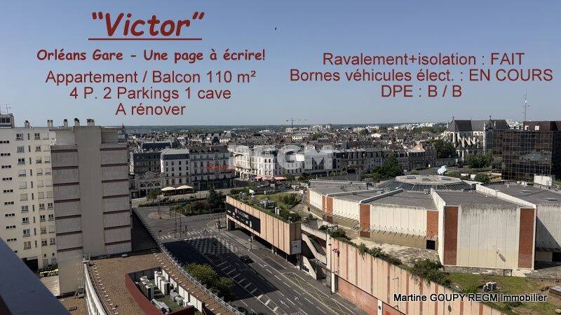 Appartement 4 pièces 110 m² · à Orléans · 109,7 m² · 233 200 €