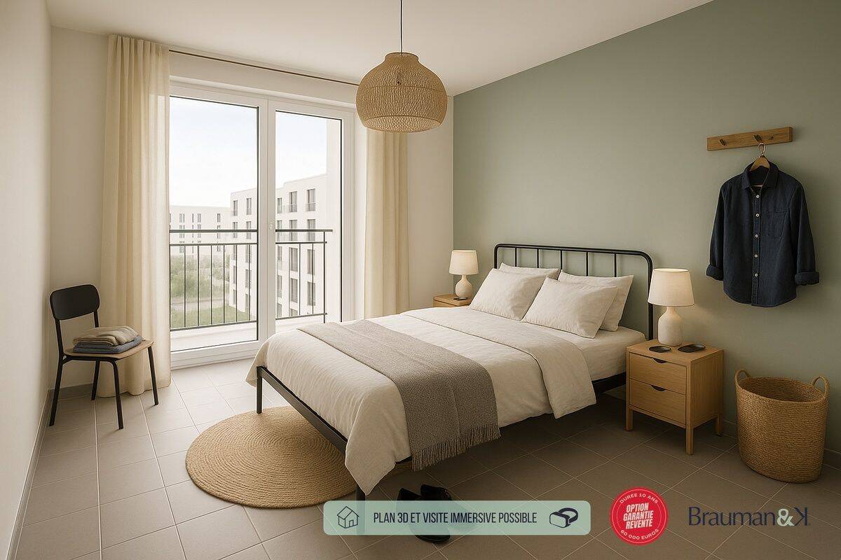 Appartement 2 pièces 44 m² · à Ermont · 44 m² · 232 100 €