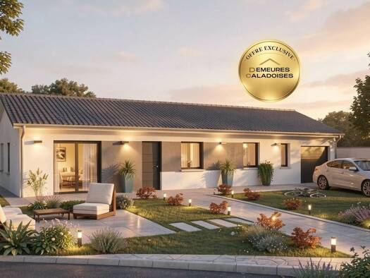 Terrain avec maison neuve à vendre 260 000 € 4 pièces 3 chambres 95 m² 600 m² de terrain Cessieu 38110