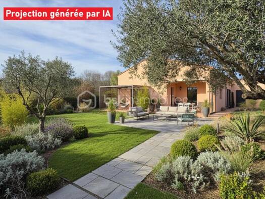 Maison de plain-pied à vendre 399 000 € 5 pièces 3 chambres 140 m² 1 027 m² de terrain Reynès 66400