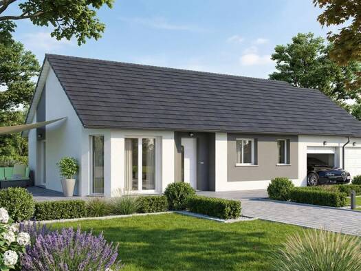 Terrain avec maison neuve à vendre 215 650 € 4 pièces 3 chambres 91 m² 500 m² de terrain Grandvillars 90600