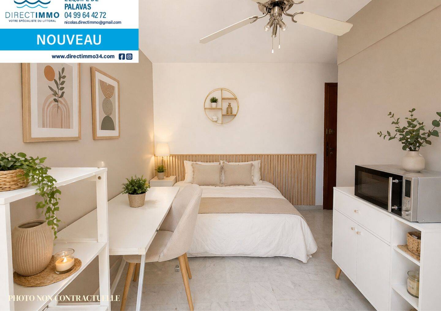 Appartement 1 pièce 15 m² · à La Grande-Motte · 15 m² · 69 000 €