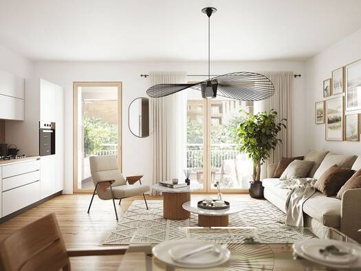 Appartement à vendre - neuf 358 000 € 3 pièces 2 chambres 62,8 m² 6ème étage Plateau et Pileu Palaiseau 91120