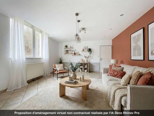 Appartement à vendre 129 000 € 2 pièces 1 chambre 64 m² RDC Centre-Trois Fontaines Rives 38140