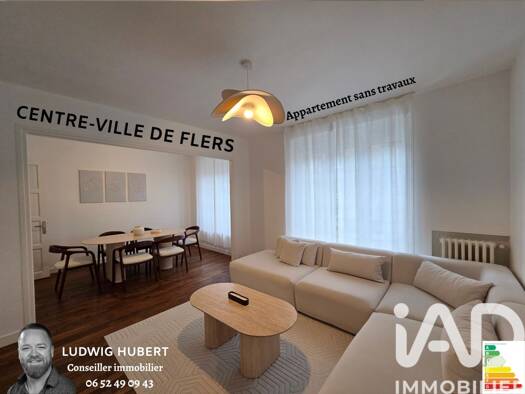 Appartement à vendre 90 500 € 3 pièces 2 chambres 67 m² Étage 2/5 La Planchette Flers 61100