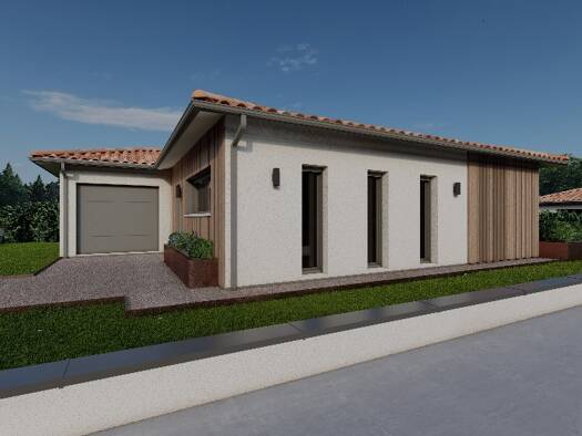 Terrain avec maison neuve à vendre 226 650 € 3 pièces 2 chambres 60 m² 587 m² de terrain Breuillet 17920