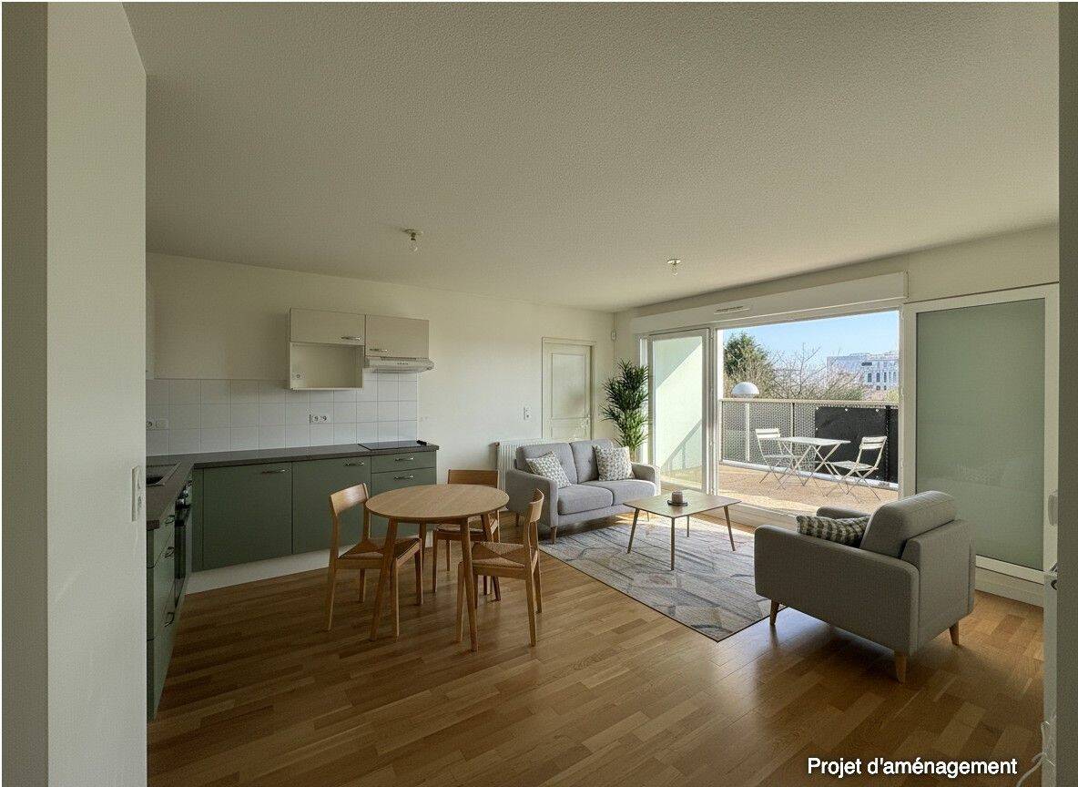 Appartement 3 pièces 62 m² · à Mérignac · 61,5 m² · 248 000 €