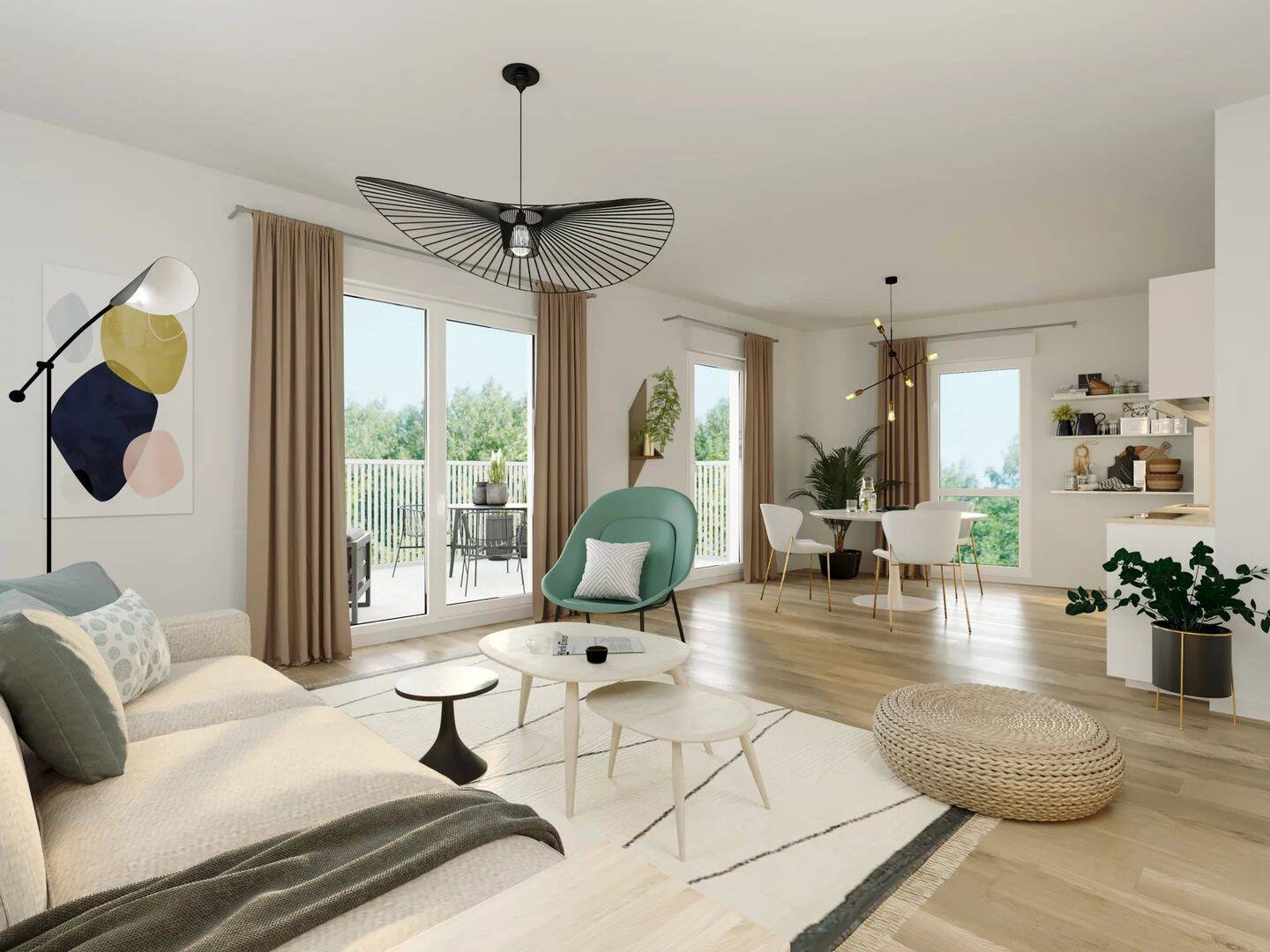 Appartement 2 pièces 46 m² · à Montévrain · 46 m² · 264 000 €
