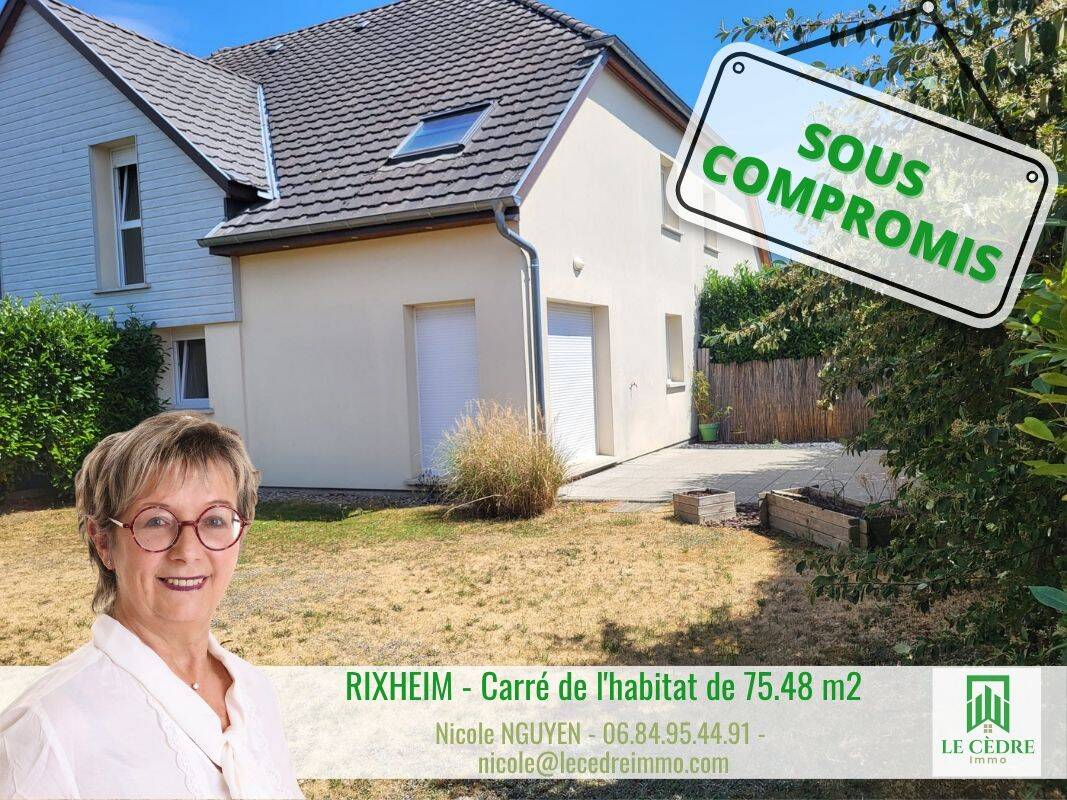 Maison 4 pièces 75 m² · à Rixheim · 75,5 m² · 236 000 €