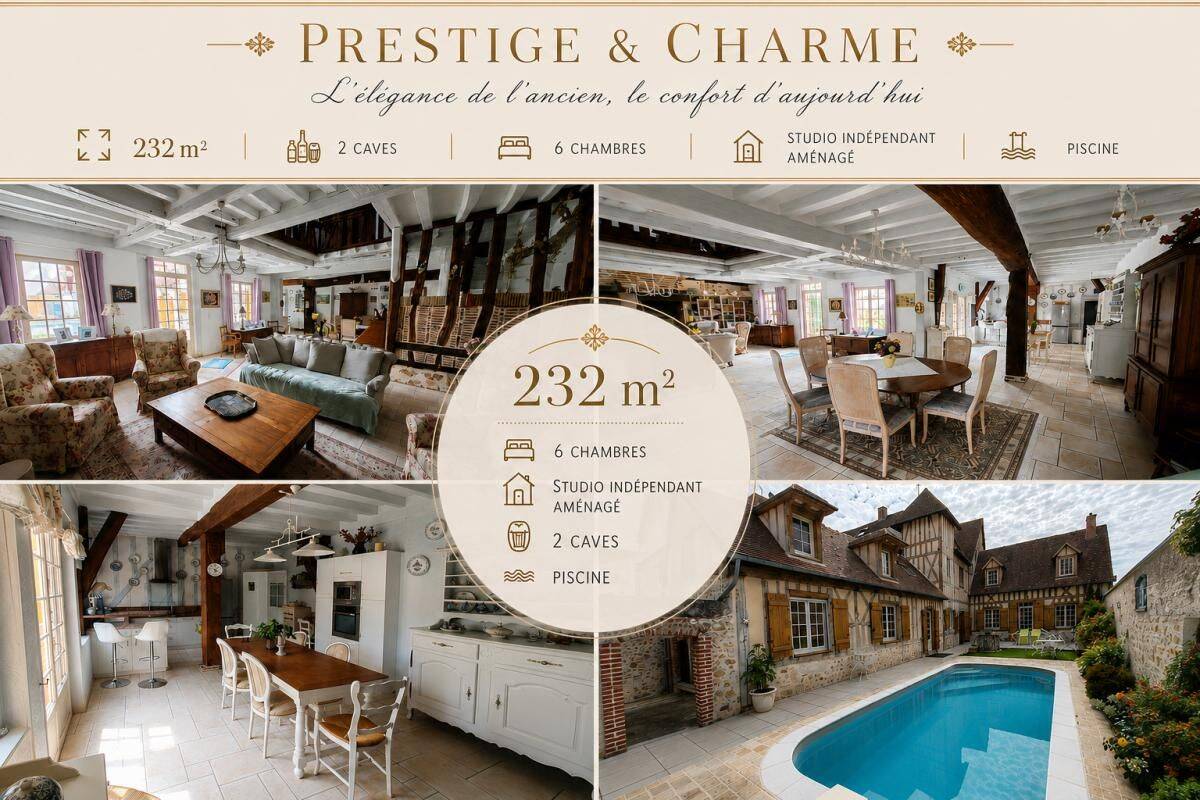 Maison 9 pièces 232 m² · à Nonancourt · 232 m² · 499 000 €