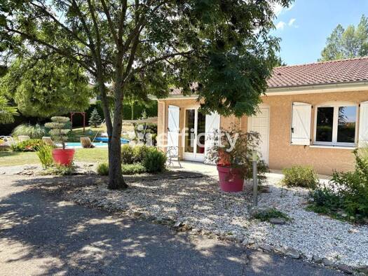 Maison de plain-pied à vendre 339 000 € 4 pièces 3 chambres 90 m² 1 290 m² de terrain Saint-Romain-en-Jarez 42800