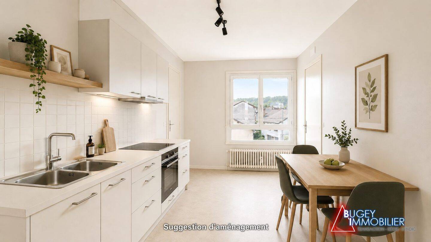 Appartement 4 pièces 84 m² · à Ambérieu-en-Bugey · 83,6 m² · 169 000 €