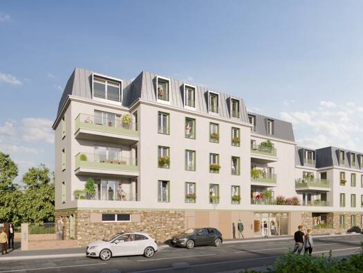 Appartement à vendre - neuf 219 800 € 2 pièces 43,7 m² 3ème étage dès le 01/04/2026 Vieux Pays-Roseraie-Bourg-Cité de l'Europe- Le Merisier- Les Étangs Aulnay-sous-Bois 93600