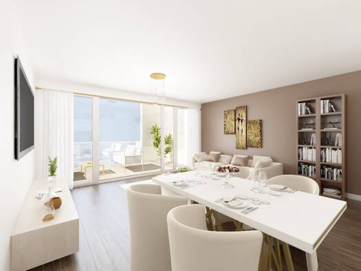 Appartement à vendre - neuf 294 400 € 3 pièces 2 chambres 70 m² Sablon Metz 57000