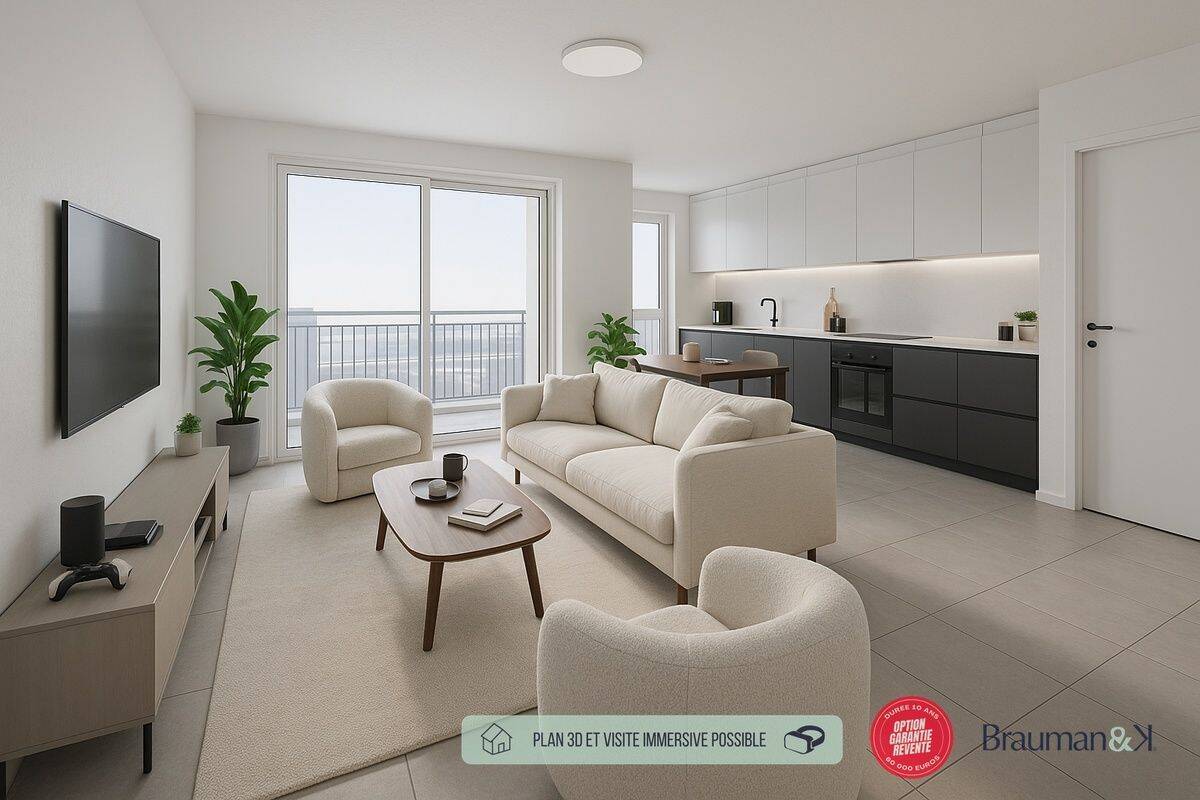 Appartement 3 pièces 59 m² · à Mont-de-Marsan · 59 m² · 191 000 €
