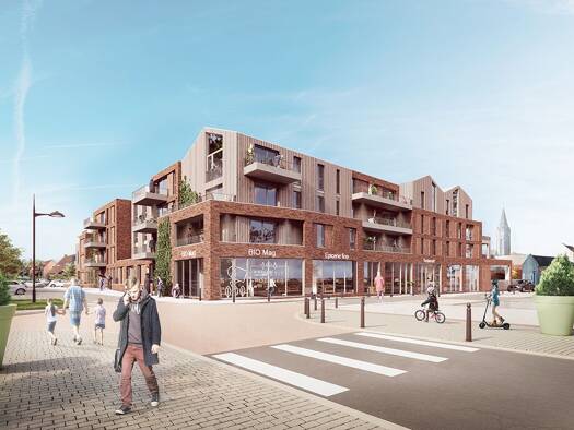 Appartement à vendre - neuf 219 000 € 2 pièces 45 m² Étage 2/3 dès le 31/03/2027 La Vallée-Petit Lannoy Hem 59510